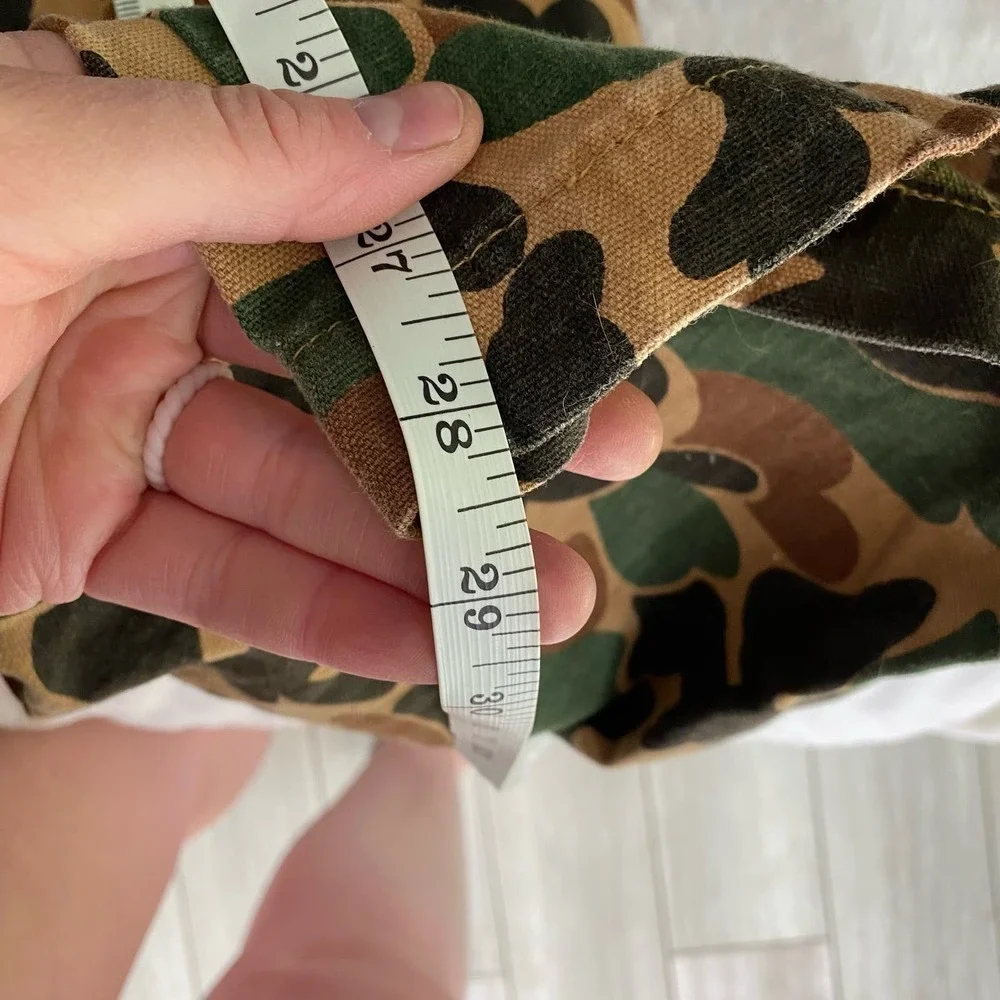 Vintage 80s Game Winner Duck Camo Full Body Jumpsuit Front Zip Men's Size Large - Picture 10 of 10